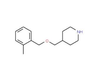 4-{[(2-Methylbenzyl)oxy]methyl}piperidine - chemical structure image