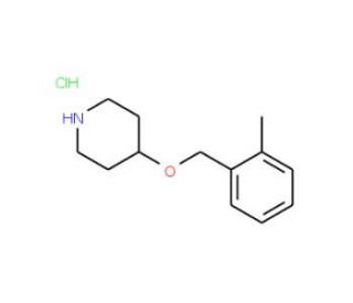 4-[(2-Methylbenzyl)oxy]piperidine hydrochloride - chemical structure image