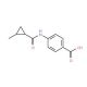 4-{[(2-methylcyclopropyl)carbonyl]amino}benzoic acid (CAS 926194-26-5) - chemical structure image