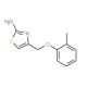 4-[(2-methylphenoxy)methyl]-1,3-thiazol-2-amine - chemical structure image