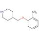 4-[(2-Methylphenoxy)methyl]piperidine (CAS 63608-40-2) - chemical structure image