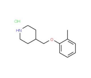 4-[(2-Methylphenoxy)methyl]piperidinehydrochloride (CAS 614731-14-5) - chemical structure image