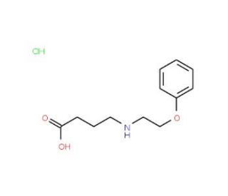 4-[(2-phenoxyethyl)amino]butanoic acid hydrochloride - chemical structure image