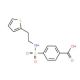 4-{[(2-thien-2-ylethyl)amino]sulfonyl}benzoic acid - chemical structure image