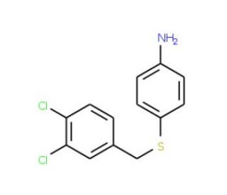 4-[(3,4-Dichlorobenzyl)sulfanyl]aniline - chemical structure image