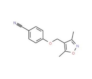 4-[(3,5-Dimethylisoxazol-4-yl)methoxy]benzonitrile - chemical structure image