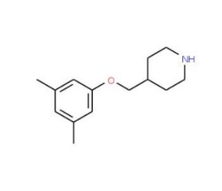4-[(3,5-Dimethylphenoxy)methyl]piperidine - chemical structure image