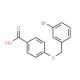 4-[(3-Bromobenzyl)oxy]benzoic acid - chemical structure image