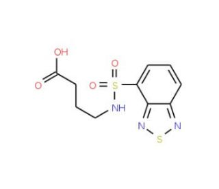4-{[(3-carboxypropyl)amino]sulfonyl}-2,1,3-benzothiadiazol - chemical structure image
