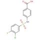 4-{[(3-chloro-4-fluorophenyl)sulfonyl]amino}benzoic acid (CAS 612043-04-6) - chemical structure image