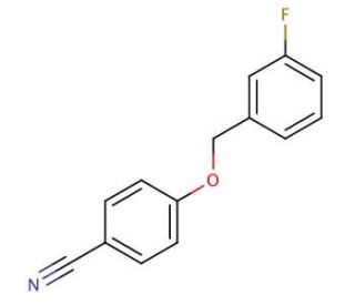 4-[(3-fluorobenzyl)oxy]benzonitrile - chemical structure image