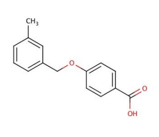 4-[(3-Methylbenzyl)oxy]benzoic acid (CAS 860595-88-6) - chemical structure image