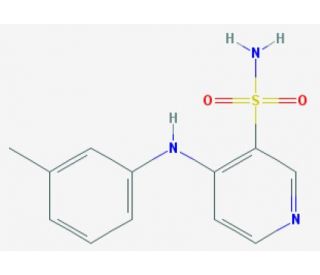 4-[(3-Methylphenyl)amino]-3-pyridinesulfonamide (CAS 72811-73-5) - chemical structure image