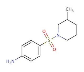 4-[(3-methylpiperidin-1-yl)sulfonyl]aniline (CAS 109069-00-3) - chemical structure image