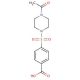4-[(4-acetylpiperazin-1-yl)sulfonyl]benzoic acid - chemical structure image