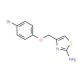 4-[(4-bromophenoxy)methyl]-1,3-thiazol-2-amine - chemical structure image