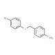 4-{[(4-Bromophenyl)sulfanyl]methyl}aniline (CAS 54306-14-8) - chemical structure image