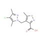 4-[(4-Chloro-3,5-dimethyl-1H-pyrazol-1-yl)methyl]-5-methylisoxazole-3-carboxylic acid - chemical structure image