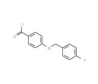 4-[(4-chlorobenzyl)oxy]benzoyl chloride - chemical structure image