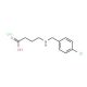 4-{[(4-chlorophenyl)methyl]amino}butanoic acid hydrochloride - chemical structure image