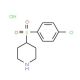 4-[(4-Chlorophenyl)sulfonyl]piperidine hydrochloride (CAS 16310-38-6) - chemical structure image