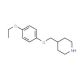 4-[(4-Ethoxyphenoxy)methyl]piperidine - chemical structure image