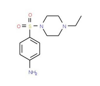 4-[(4-ethylpiperazin-1-yl)sulfonyl]aniline - chemical structure image