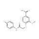 4-[(4-Fluoro-phenylcarbamoyl)-methoxy]-3-methoxy-benzoic acid - chemical structure image