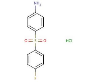 4-[(4-fluorobenzene)sulfonyl]aniline hydrochloride - chemical structure image