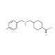 4-{[(4-Fluorobenzyl)amino]-methyl}cyclohexanecarboxylic acid - chemical structure image