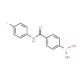 4-[(4-Fluorophenyl)aminocarbonyl]benzeneboronic acid (CAS 850568-27-3) - chemical structure image