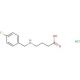 4-{[(4-fluorophenyl)methyl]amino}butanoic acid hydrochloride - chemical structure image