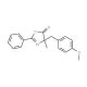 4-[(4-Methoxyphenyl)methyl]-4-methyl-2-phenyl-5(4H)-oxazolone (CAS 172168-03-5) - chemical structure image