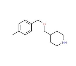 4-{[(4-Methylbenzyl)oxy]methyl}piperidine - chemical structure image