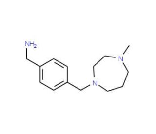 4-[(4-Methylperhydro-1,4-diazepin-1-yl)methyl]benzylamine (CAS 884507-52-2) - chemical structure image