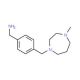 4-[(4-Methylperhydro-1,4-diazepin-1-yl)methyl]benzylamine (CAS 884507-52-2) - chemical structure image