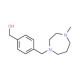 {4-[(4-Methylperhydro-1,4-diazepin-1-yl)methyl]phenyl}methanol (CAS 884507-50-0) - chemical structure image