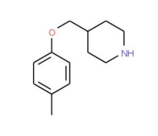4-[(4-Methylphenoxy)methyl]piperidine - chemical structure image