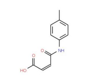 4-[(4-Methylphenyl)amino]-4-oxobut-2-enoic acid (CAS 24870-11-9) - chemical structure image