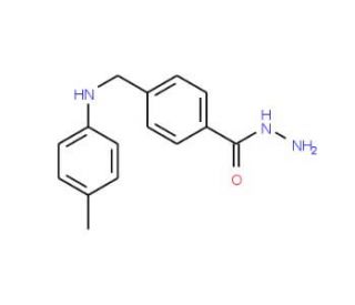 4-{[(4-Methylphenyl)amino]methyl}benzohydrazide - chemical structure image