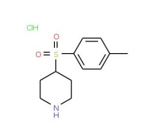 4-[(4-Methylphenyl)sulfonyl]piperidine hydrochloride (CAS 3470-46-0) - chemical structure image
