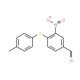 4-[(4-Methylphenyl)thio]-3-nitrobenzaldehyde (CAS 270262-89-0) - chemical structure image