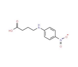4-[(4-nitrophenyl)amino]butanoic acid (CAS 87962-89-8) - chemical structure image