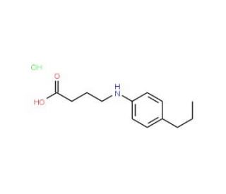 4-[(4-propylphenyl)amino]butanoic acid hydrochloride - chemical structure image