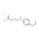 4-[(4-propylphenyl)amino]butanoic acid hydrochloride - chemical structure image
