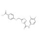 4-[(5-{[(3,4-Difluorophenyl)amino]carbonyl}-1,3,4-thiadiazol-2-yl)methoxy]benzoic acid - chemical structure image