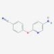 4-[(5-aminopyridin-2-yl)oxy]benzonitrile (CAS 125125-29-3) - chemical structure image