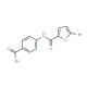 4-[(5-bromofuran-2-)amido]benzoic acid - chemical structure image