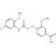 4-[(5-Chloro-2-methoxy-phenylcarbamoyl)-methoxy]-3-methoxy-benzoic acid - chemical structure image