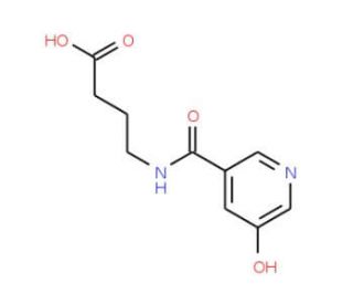 4-{[(5-Hydroxypyridin-3-yl)-carbonyl]amino}butanoic acid - chemical structure image